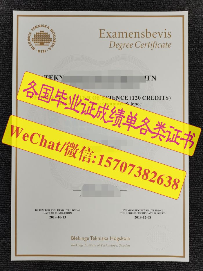 布萊金厄理工学院文凭毕业证学位原版样本